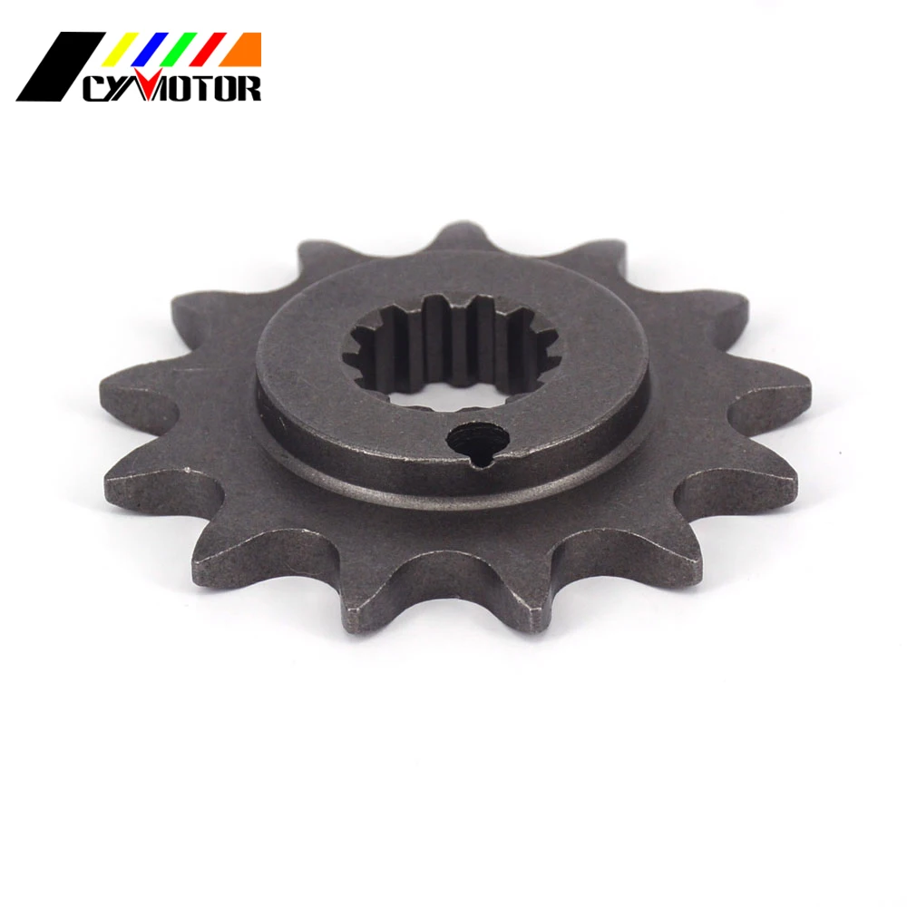 

Motorcycle Front 13T Engine Chain Sprocket For 77mm ZS177MM ZONGSHEN Engine NC250 KAYO T6 BSE J5 RX3 ZS250GY-3 4 Valves