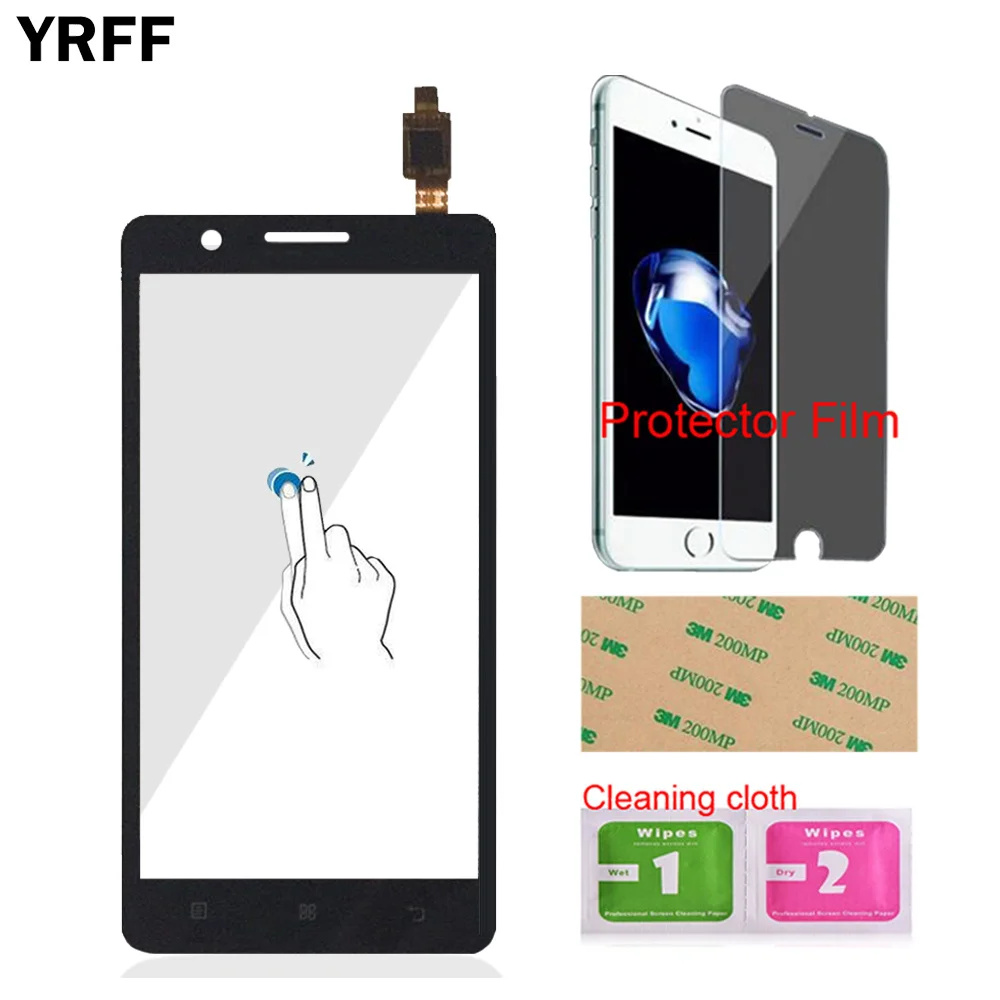 Переднее стекло YRFF 5 0 дюйма для телефона Lenovo A536 536 сенсорный экран дигитайзер