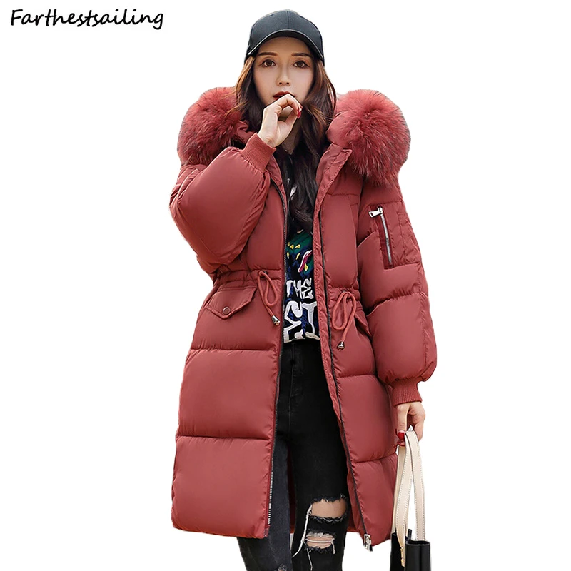 Winter Women's Jacket Coat Windproof Warm Women Parkas
