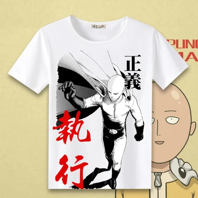 One Punch Man Футболка аниме одна футболка оппай ONE PUNCH-MAN/re-make Lover с рисунком героев из