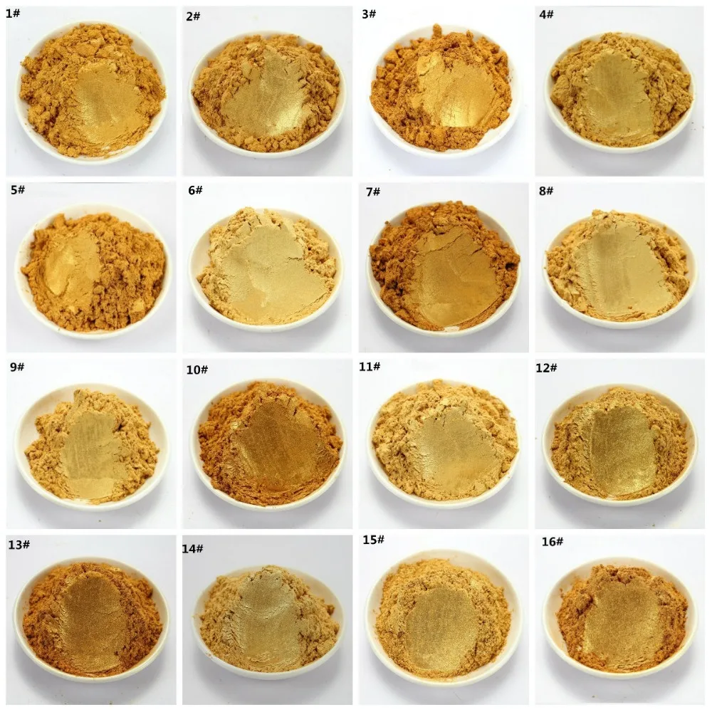 

20g gold color Healthy Natural Mineral Mica Powder DIY For Soap Dye Soap Colorant makeup Soap Powder and so on