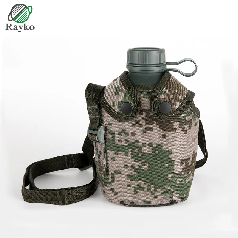 

Creative Outdoor Sport Water Bottles Camouflage Aluminum Drinking Bottle Of Water Set Thicken Climbing Drink Bottles