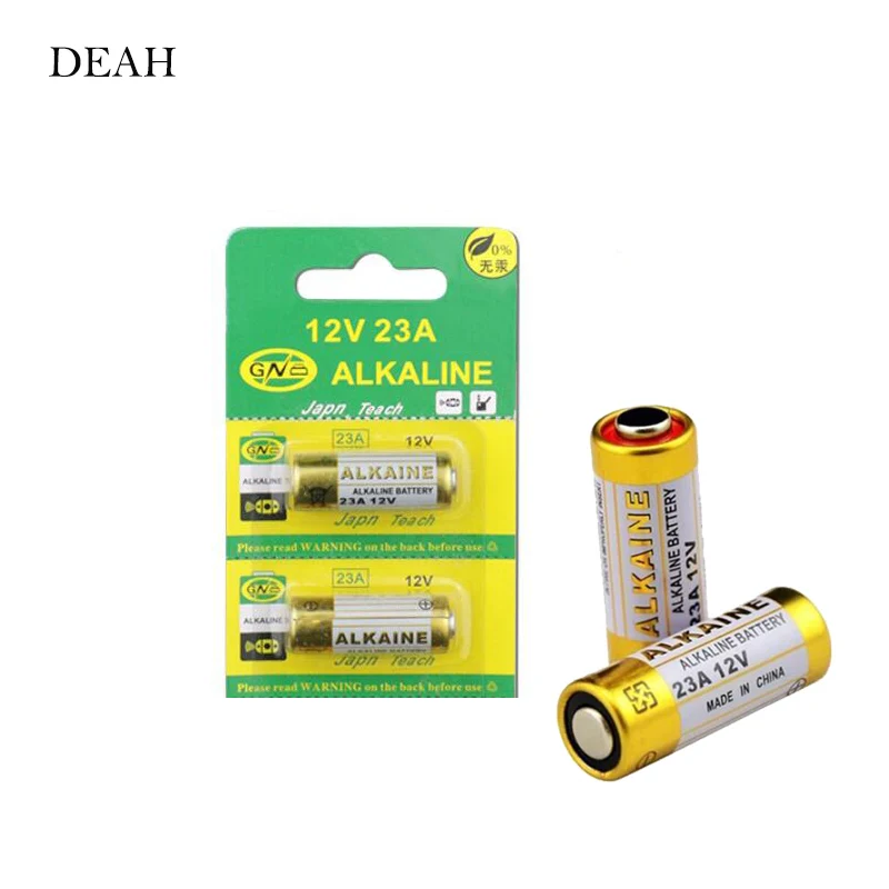 

2pcs/Lot Alkaline Battery 12V 23A 23GA 21/23 A23 A23S E23A EL12 MN21 MS21 V23GA MN21 L1028 RV08 GP23A K23A For Doorbell remote