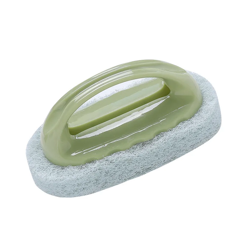 

sponge brush eraser cleaner kitchen New With Handle Bathroom Brushes Clean Tools Kitchen Gadget Wipe
