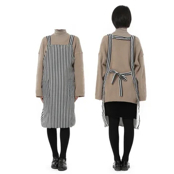 

by dhl 50pcs Striated Salon Apron with 2 Pockets Professional Anti-static Adjustable Haircut Hairdressing Cape new