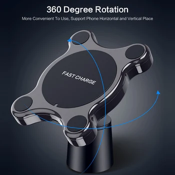 

Magnetic Wireless Charger Holder 360 Degree Rotation 7.5W Charging for Mobile Phone SGA998