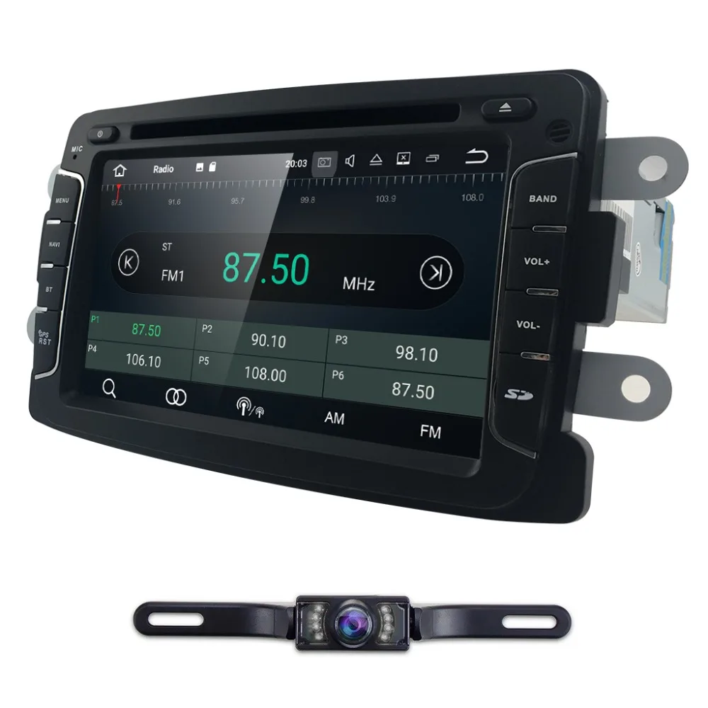 Android 7.1.1 автомобильный dvd плеер для Dacia/Sandero/Duster/Renault/Captur/Lada/Xray 2 Logan 7 дюймов ram 2G wifi gps