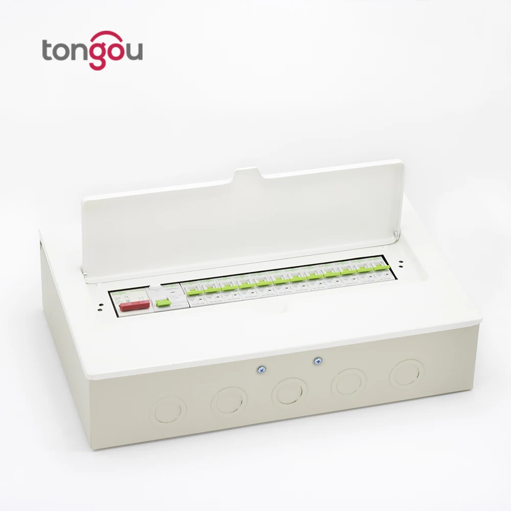 

Surface Mounting 16 Ways Metal Distribution Box With MCB Consumer unit