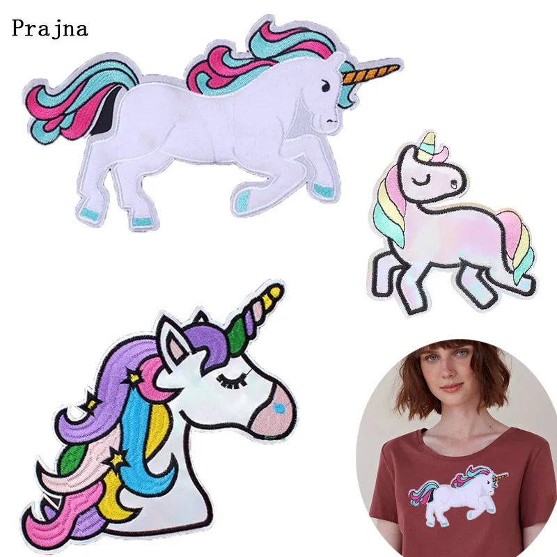 

Prajna DIY Animal Patch for Clothing Embroidered Sewing Patches on Cloth Badge Unicorn Dog Applique Fabric Accessory Patch H