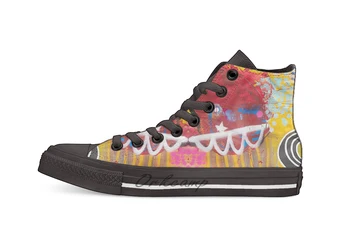 

Look To The Rainbow #2. Casual High Top Canvas shoes sneakers For Drop shipping