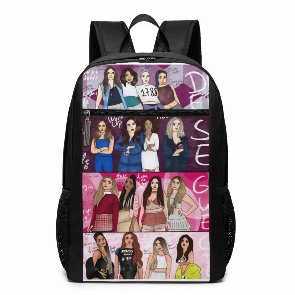 Perrie Edwards рюкзак Perry Edwards южные щитки рюкзаки Подростковая трендовая сумка с несколькими карманами для покупок с принтом для мужчин и женщин сумки - Цвет: Little Mix 7th