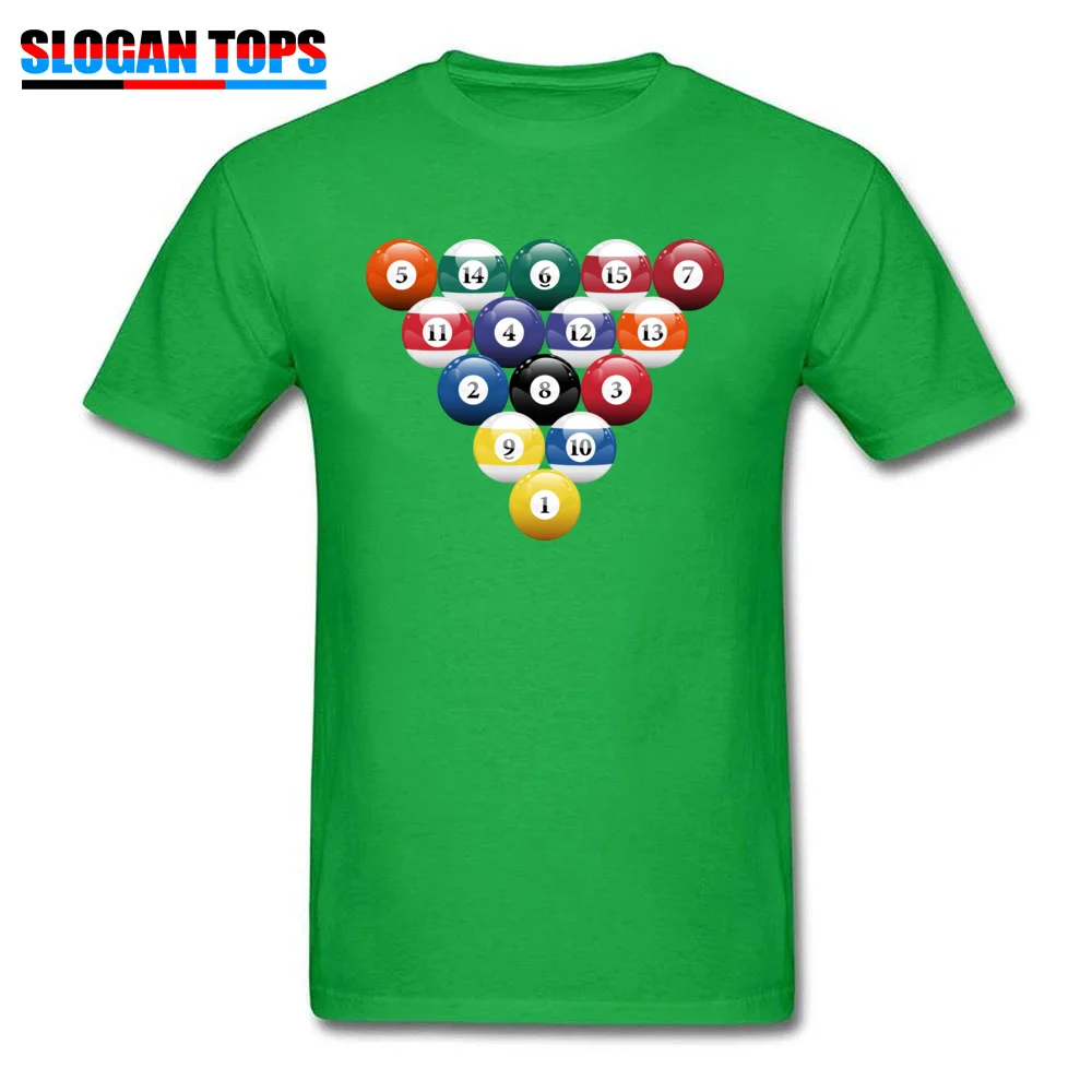 Billiard Ball0822yy Fall 100% Cotton Round Collar Tees Short Sleeve Funny T Shirt Graphic Printed On T Shirt Wholesale Billiard Ball0822yy green