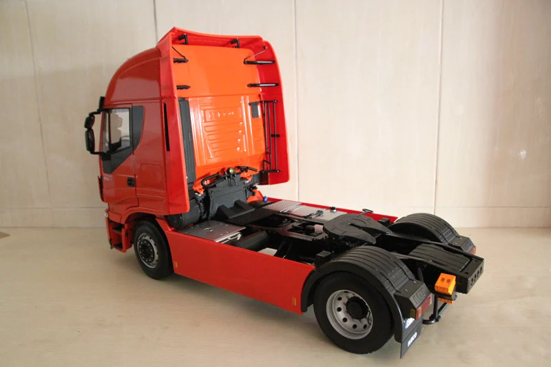 Редкие 1:12 весы Iveco Stralis Hi Way Тяжелый Грузовик Трейлер модели автомобилей игрушки