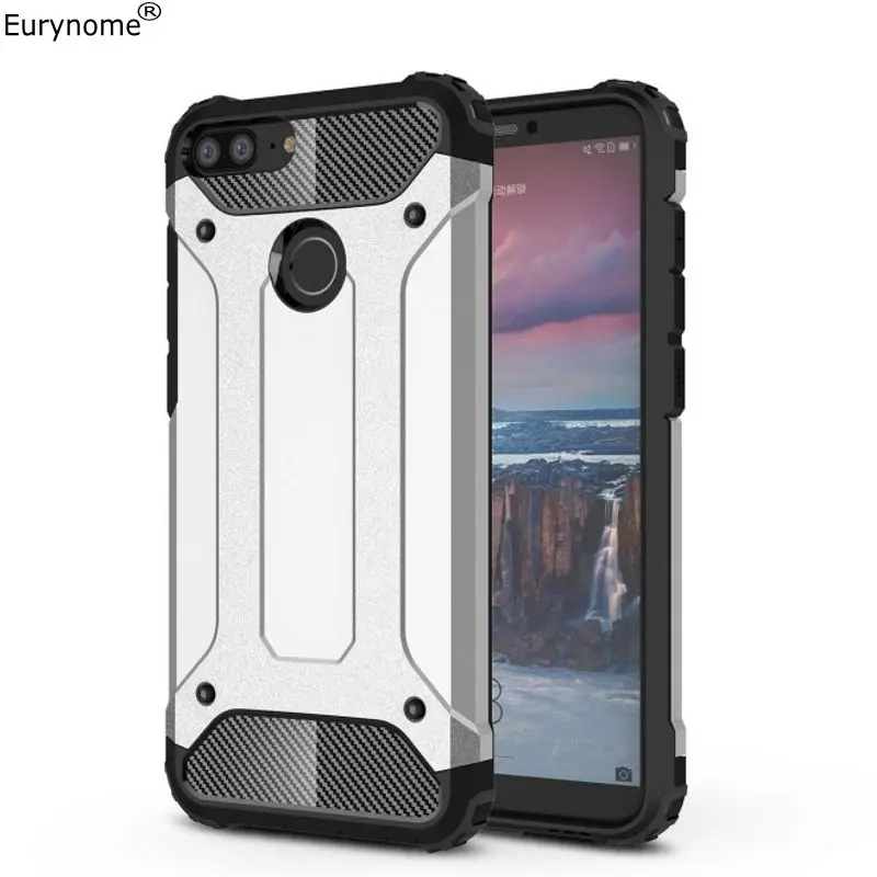 

Hybrid Combo Power Case For Huawei Honor 9 Lite Full Protection TPU With Plastic Cover Case for Huawei Honor 10 Lite Case pen