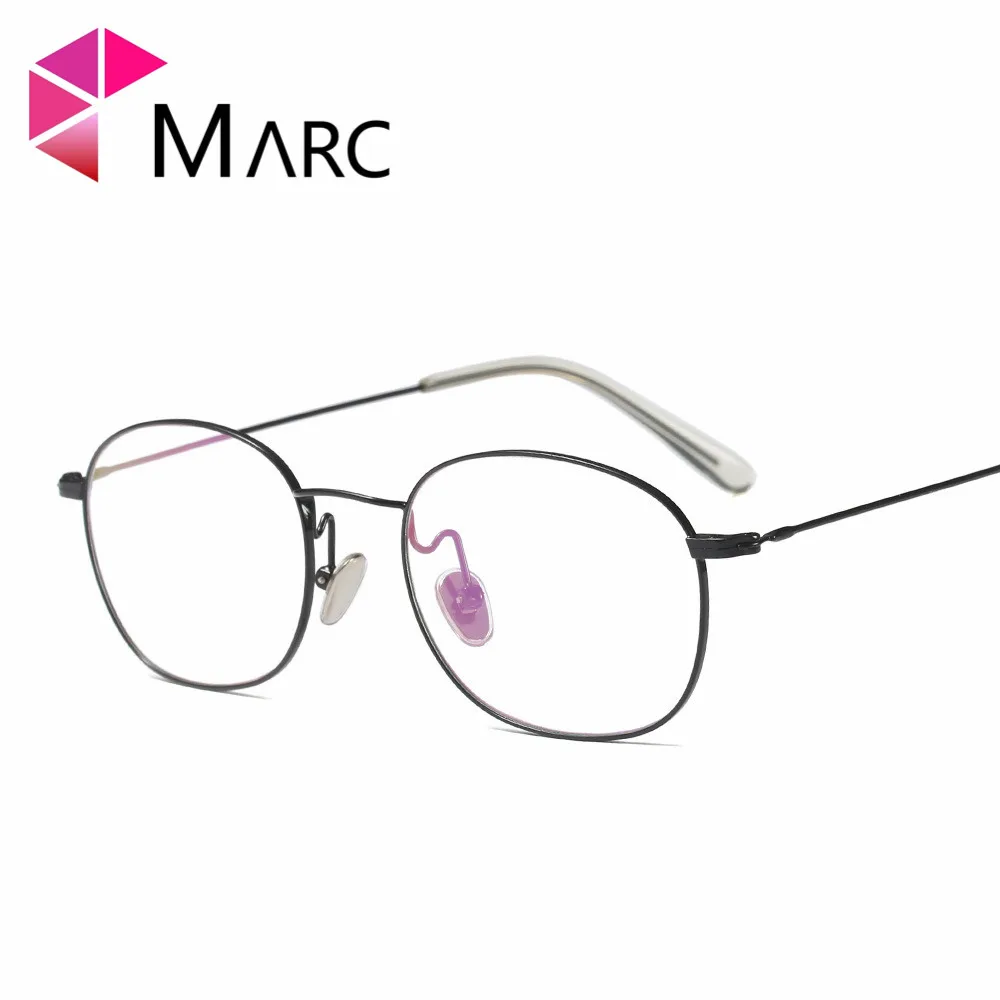 

MARC WOMEN MEN Reading Optical Plain Transparent spectacles Frames glasses Clear Oculos Literature and art retro M9127
