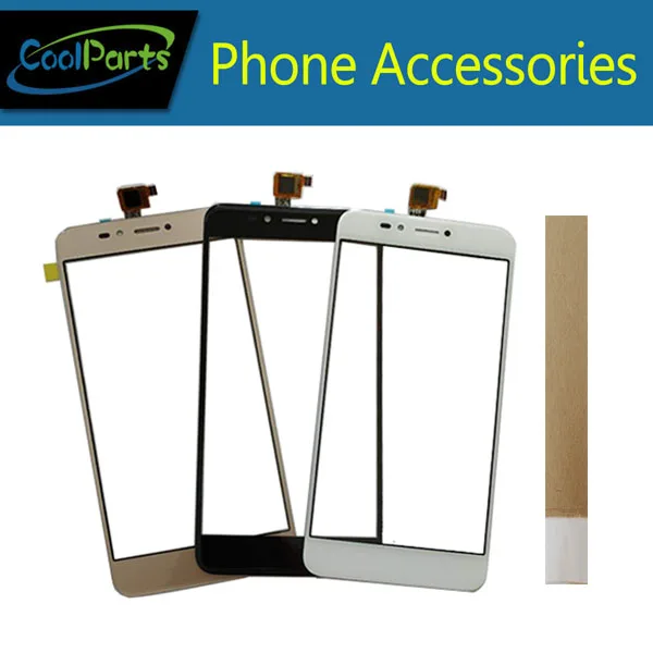 

1PC/Lot High Quality For BQ BQ 5504 BQ-5504 Touch Screen Digitizer Touch Panel Lens Glass With Tape White Color