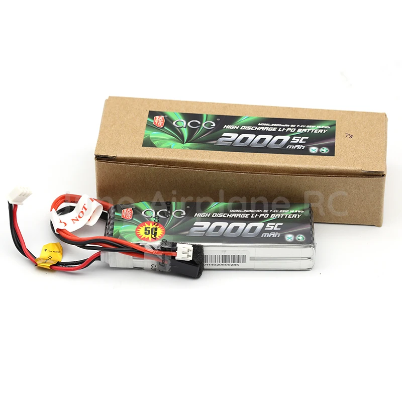 

ACE High discharge LiPo Battery 2S 7.4V 2000mah 5C for FUTABA 8FG Super Transmitter remote control