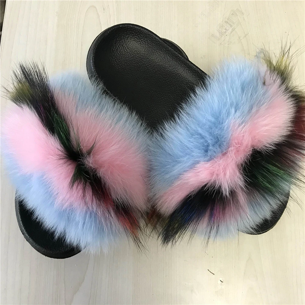 raccoon fur slides aliexpress