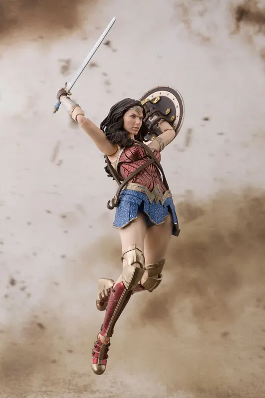 Красивый ангел-натуральная Bandai Tamashii Наций S.H. Figuarts Лига Справедливости Wonder Woman (Лига Справедливости) фигурку