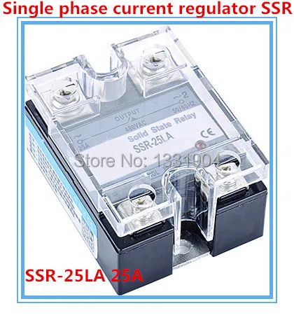 

[Quality Guarantee] Single phase solid state relay with current regulator SSR-25LA 25A SSR relay