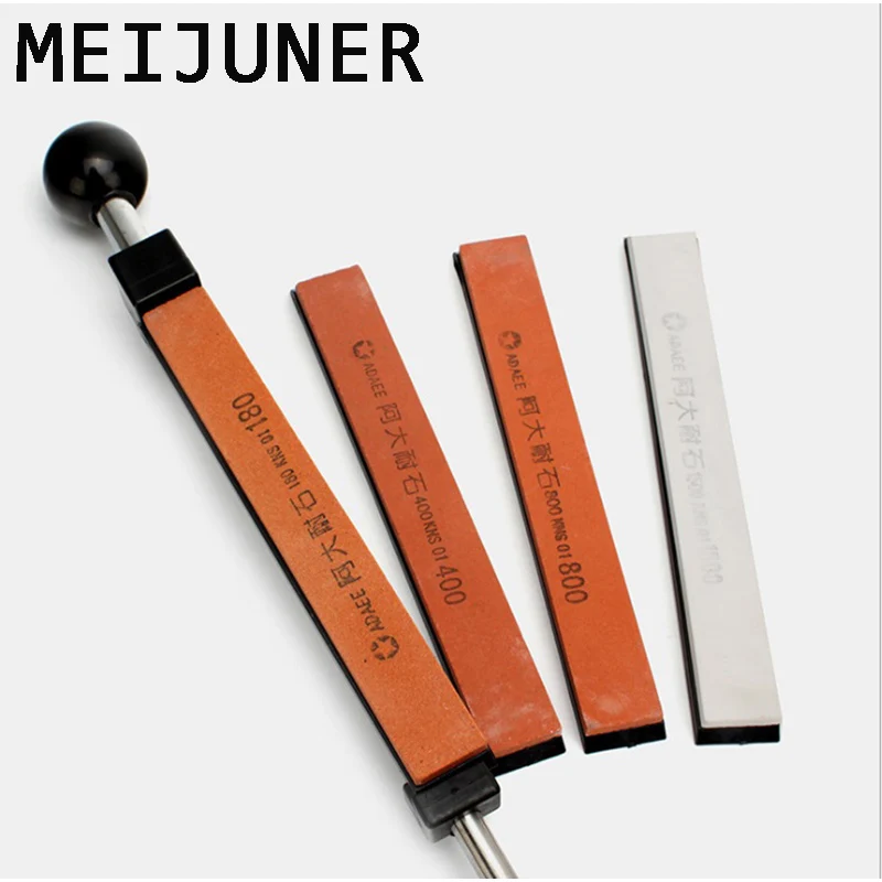 Meijuner Алмазная точилка для ножей угловой направляющий кухонный нож Lansky комплект для заточки полностью металлический кухонный инструмент MJ283