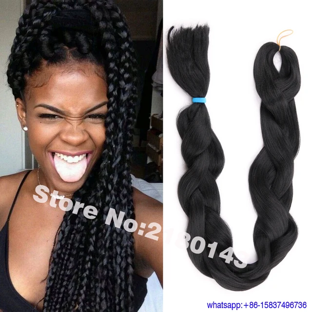 Hairstyles With Jumbo Braiding Hair