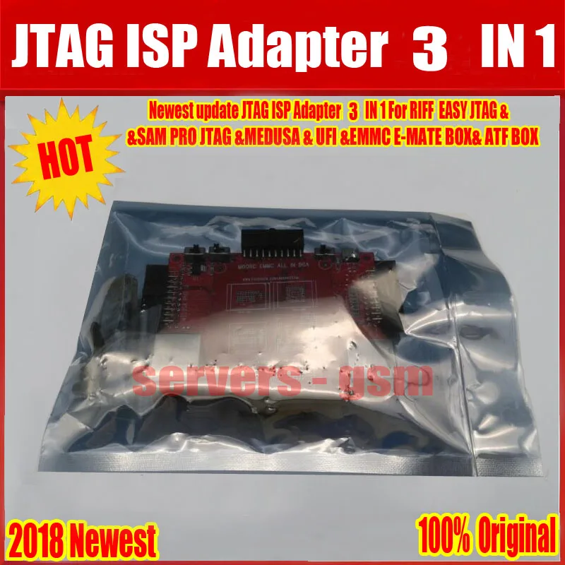 Новейший JTAG ISP адаптер Все в 1 для RIFF легкий JTAG SAM PRO JTAG Медуза EMMC E-MATE коробка ATF