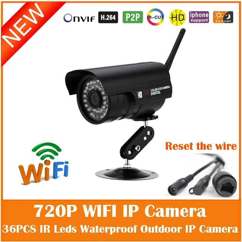 Hd Wifi 720p Bullet Ip Camera 1.0mp Wireless Outdoor Waterproof Security Motion Detection Mini Webcam Freeshipping Hot Sale camera : image Hd Wifi 720p Bullet Ip Camera 1.0mp Wireless Outdoor Waterproof Security Motion Detection Mini Webcam Freeshipping Hot Sale camera
