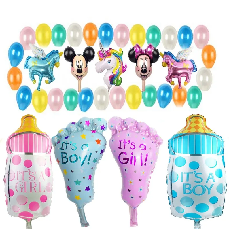 

Mini cartoon animal unicorn party baby cake aluminum ballon birthday party balloons wholesale children's balon baby shower