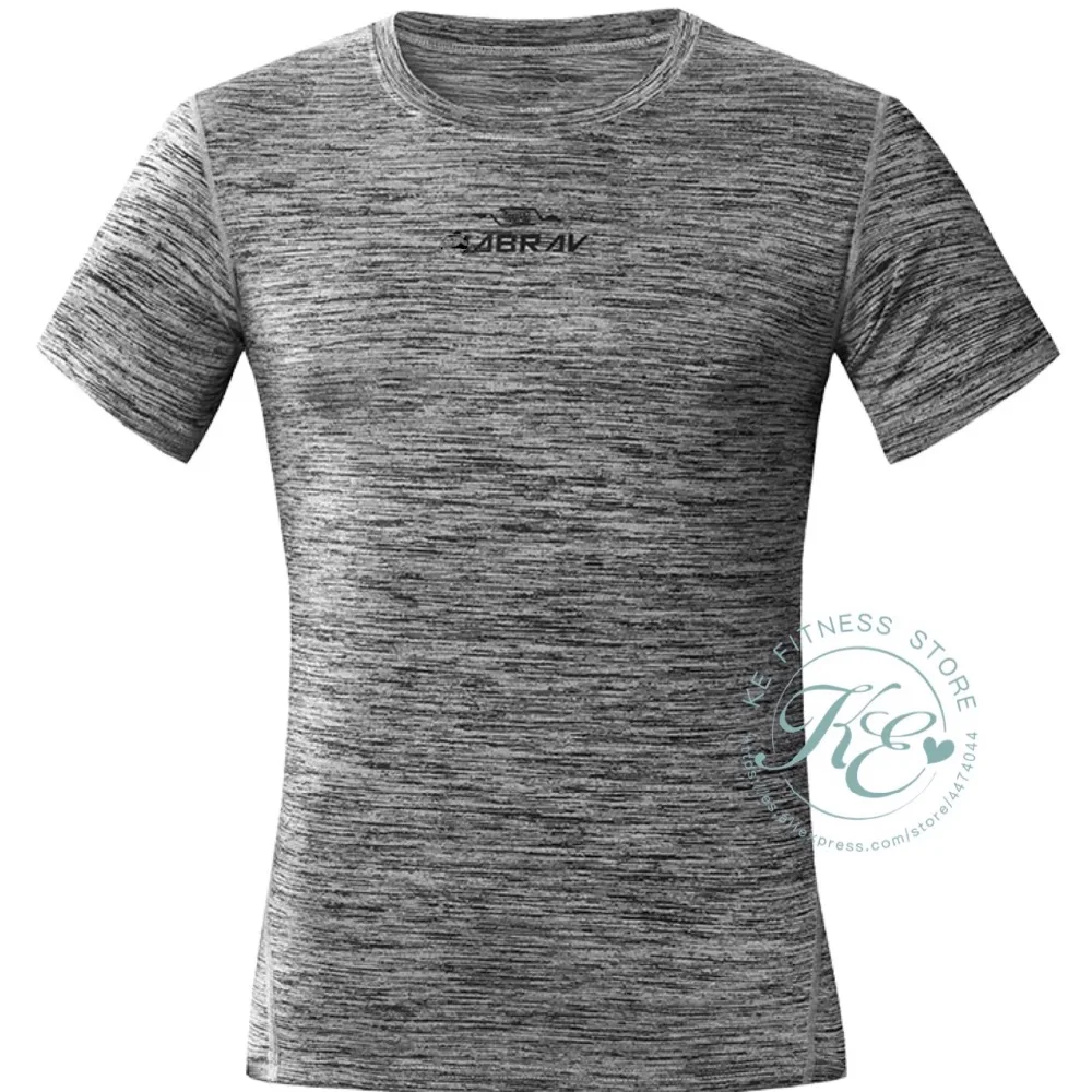 KE camiseta de спандекс де сжатием Куэльо Редондо manga corta hombre transpirable secado rapido Фитнес тренажерный зал Бег Futbol
