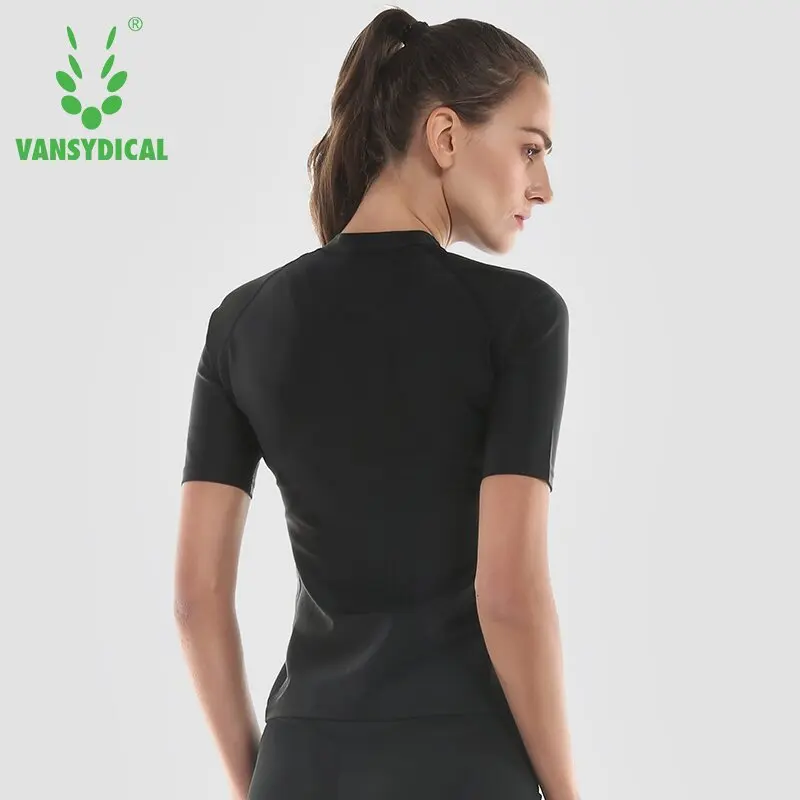 Женская спортивная куртка Vansydical теплая для бега занятий йогой фитнесом