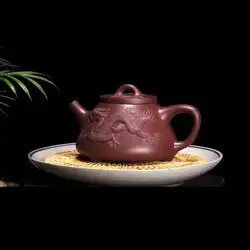 Новое поступление фиолетовый глина чай горшок чайник из исинской глины бронирование ручной работы