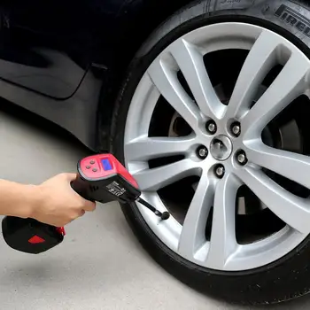 

Handheld Car Inflatable Pump Wireless USB Charging Electric LED Digital Car Air Compressor Pump for Motorcycles Cars(NO Battery)