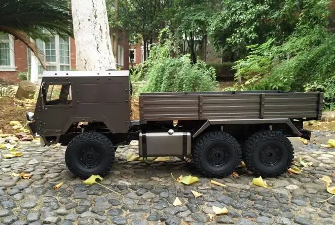 Новые Военные металлические 6X6 6 колеса 6WD грузовик 1/12 Масштаб RC рама и тело для кросс MC6A MC6B MC6C 6X6 гусеничный грузовик