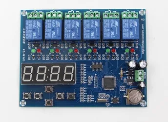 

FREE SHIPPING XH-M194 Time relay control module 5 way relay time control board