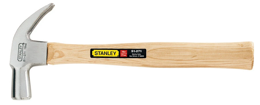 51-265-23 hard wooden handle claw hammer American Stanley Staple 200g wooden handle hammer hammer