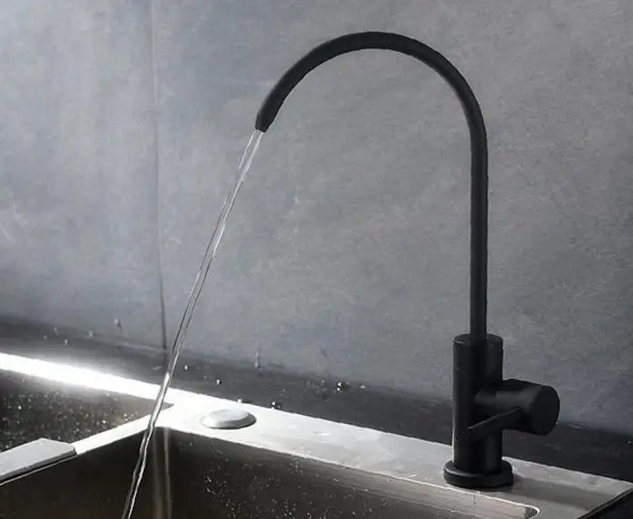 drinking water tap black