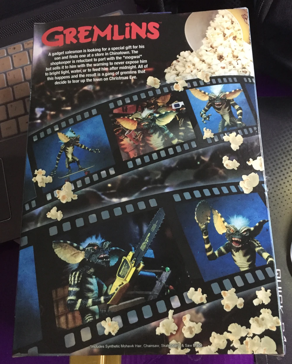 NECA Gremlins ULTIMATE полосатая пленка мигающая Gremlin Greta 610 609 Виниловая фигурка модель