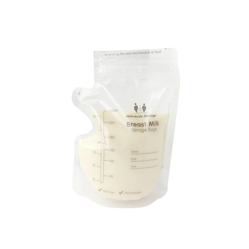 16 шт. 250 мл контейнер для заморозки молока сумки мать молоко Контейнер для детского питания хранение грудного молока мешок Молоко свежее-сумка для хранения ребенка безопасный рюкзак для кормления - Цвет: 16 pcs