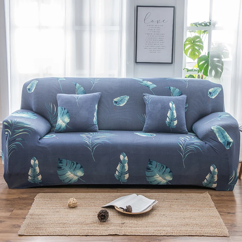 Форт надеюсь, серия "растения" ткань полиэстер с принтом для гостиной диван кресла плотно все включено накидка 1/2/3/4 сиденья для диванов