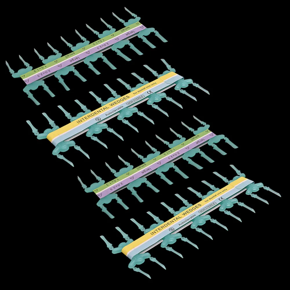 80 шт. стоматологические пластиковые межзубные клинья матрицы клинья Matrice клинья Пластиковые Стоматологические Инструменты Стоматологические материалы L/M/S/X-S