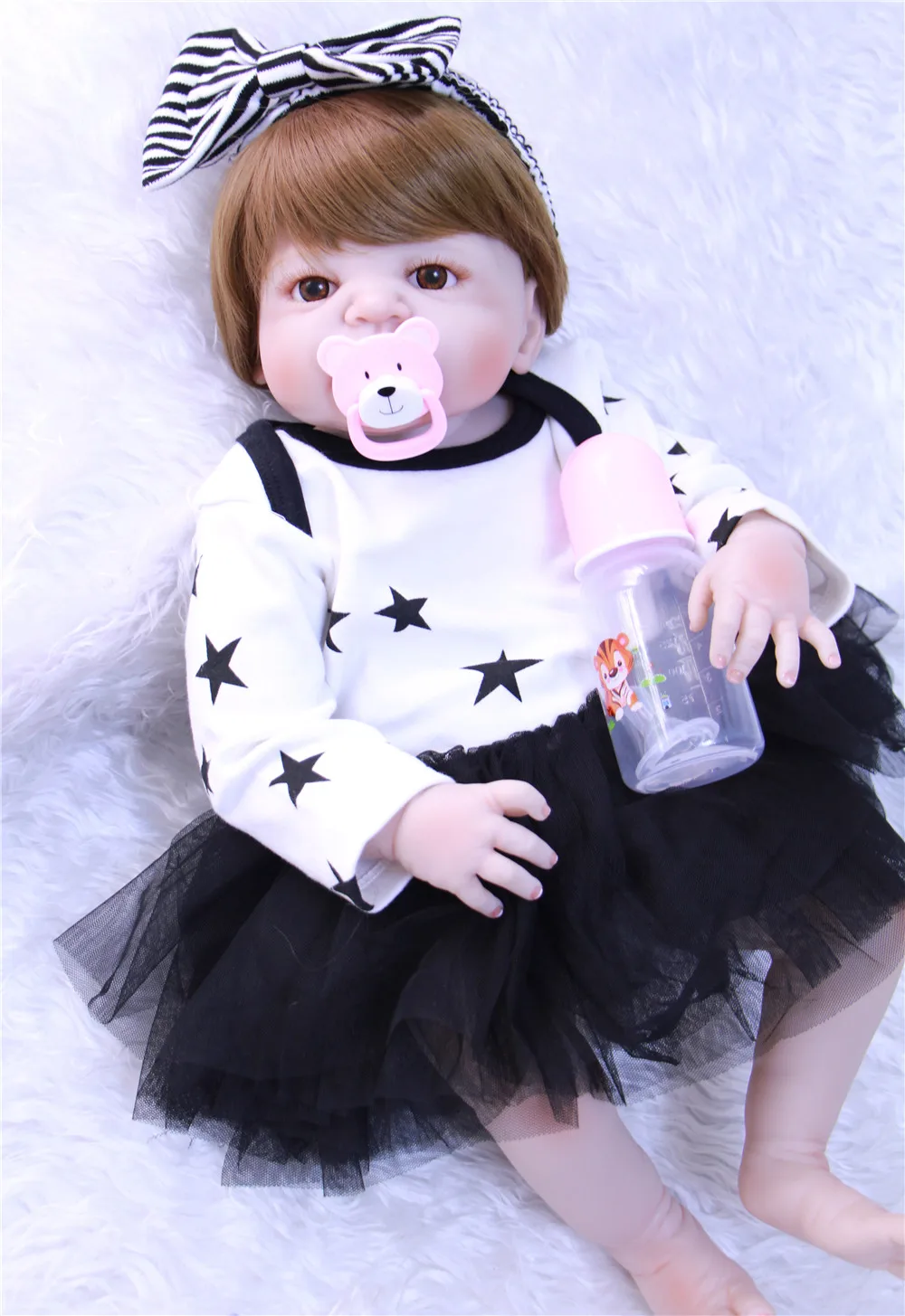 NPK новая Кукла reborn 2" Полное Тело силикон для новорожденных, для девочек куклы для ребенка подарок bebes reborn com corpo de silicone menina boneca