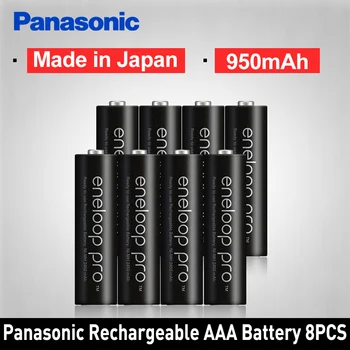 

Panasonic Pro Original AAA Rechargeable Battery High Capacity 950mAh Batteries 8PCS/LOT Eneloop NI-MH Pre-charged Battery
