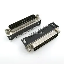 5 шт./лот D-SUB DB25 DR25 25 контакты штекер припоя тип сварки разъем DIY
