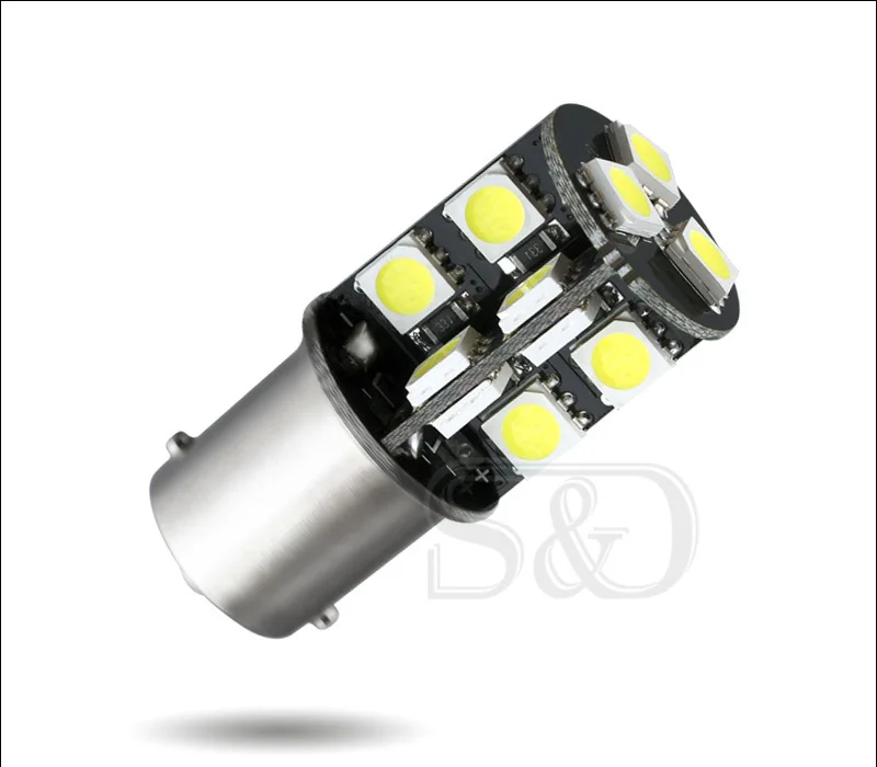 2 шт. 1156 BA15S P21w 19 SMD чисто белая CANBUS OBC Error Free сигнал автомобиля светодиодный