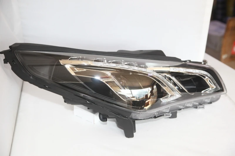 Для hyundai Sonata светодиодные передние фары год с Bi-xenon проектор Объектив с дневными ходовыми огнями DRL