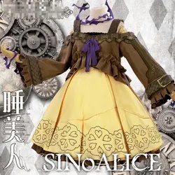 SINoalice Alice чехол Briar Rose Лолита платье Хэллоуин Cos Косплэй костюм