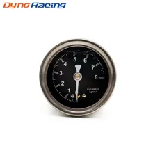 Medidor de presión de combustible lleno de líquido, regulador negro, R32, R33, R34, S15, Universal, JDM, YC100491