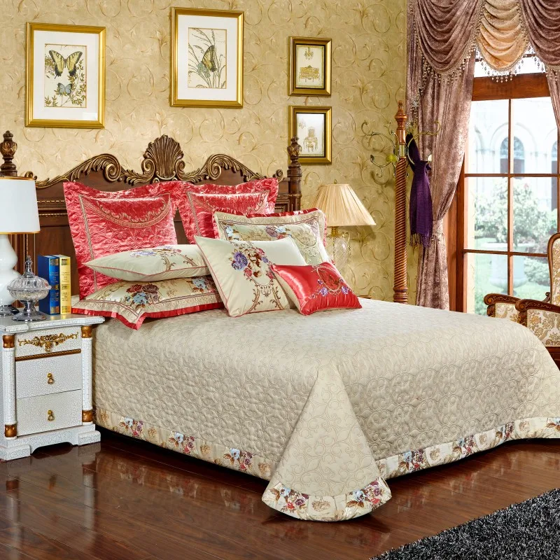 4/6/10Pcs Oriental Jacquard Luxury Bedding Sets King/Queen Size Cotton Bed/Flat sheet set Bed Spread Duvet Cover juego de cama