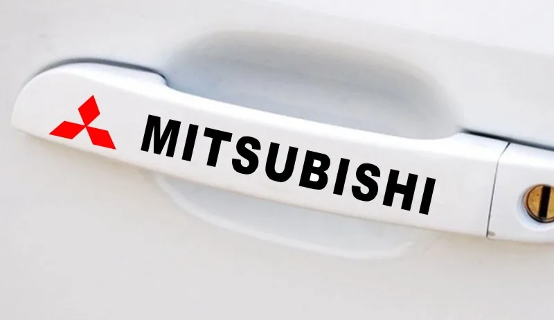 Car sticker for MITSUBISHI body handle door handle for MITSUBISHI the sign